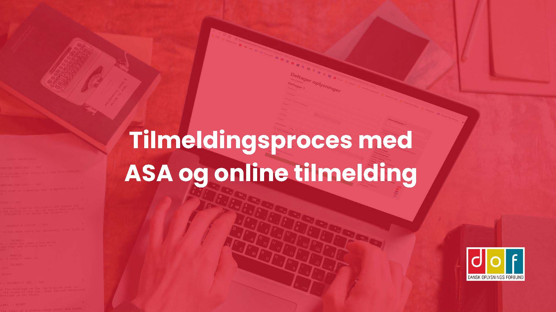 DOF Vejledning Tilmeldingsproces Med ASA Og Vuptiweb Side 01